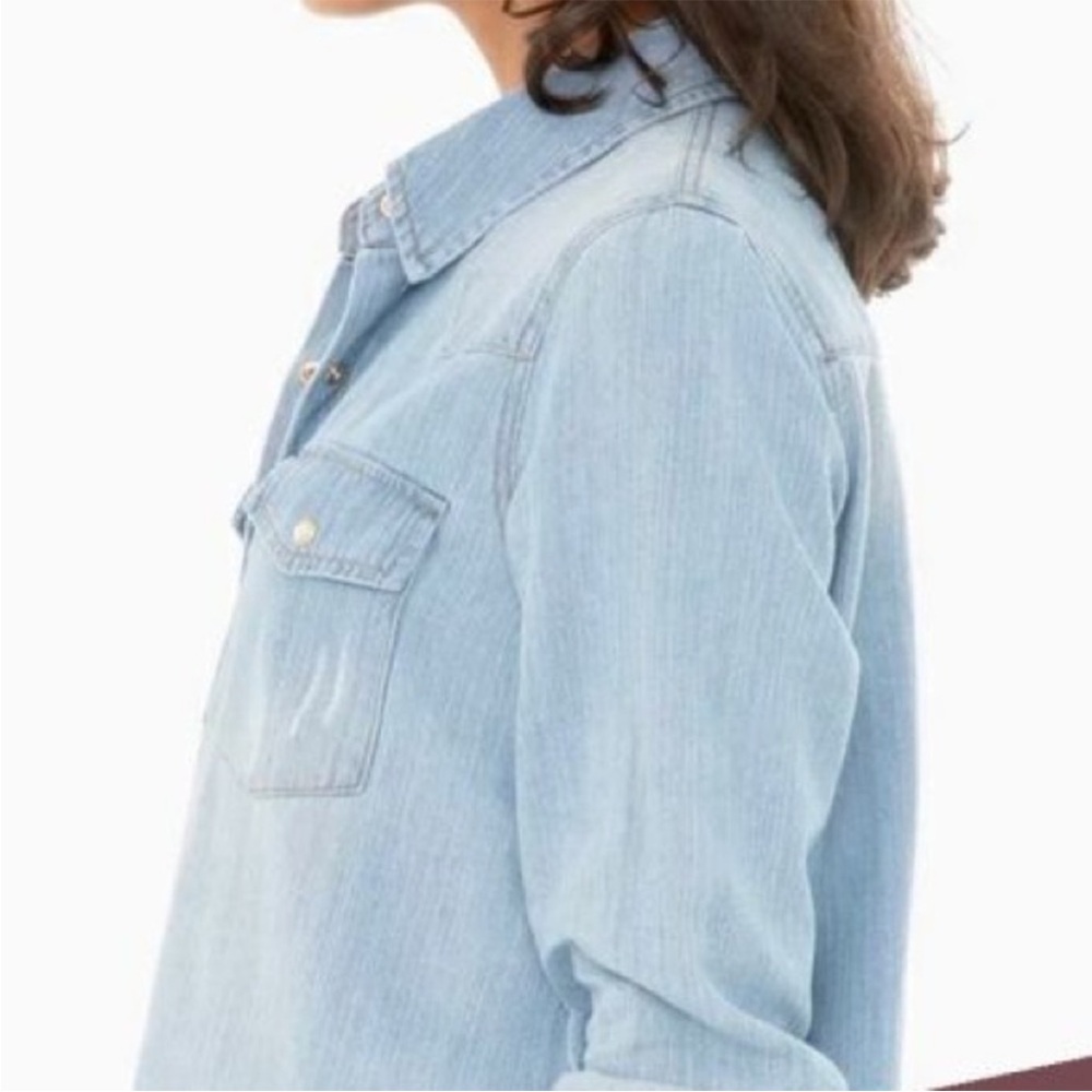 Tuckernuck Steele Snap Button Denim Chambray West… - image 6
